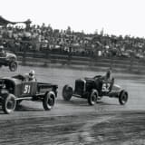 大戦直後の1946年に行われたホットロッドのレース