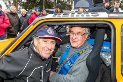 WRCやル・マン24時間で活躍後シトロエンスポールの代表となったギ・フレクランをジャン・ラニョッティが激励