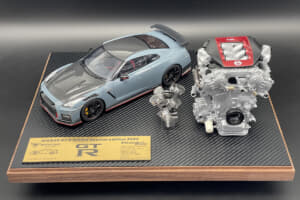 日産GT-R NISMOスペシャルエディションの精巧なモデルカー＆エンジンスケールモデルが登場！　日下エンジニアリングより限定発売