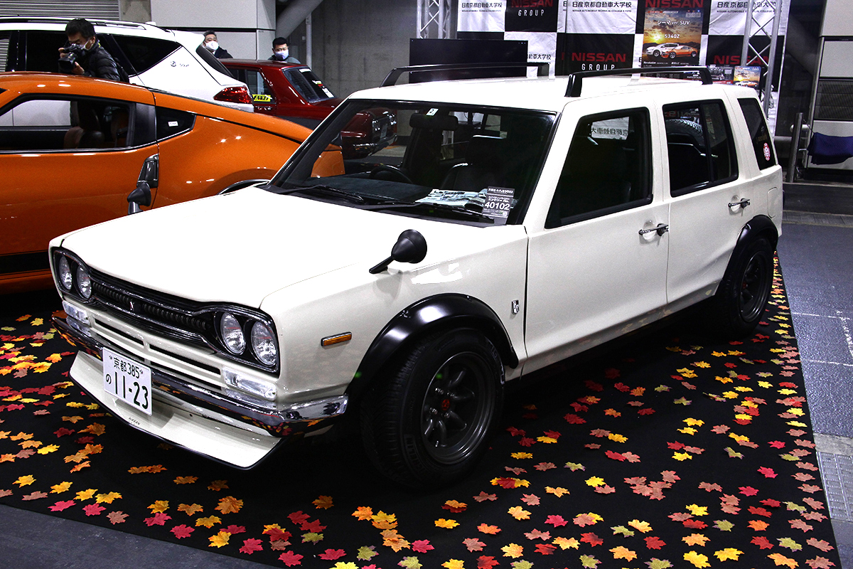 ハコスカがsuvに変身 日産京都自動車大学校の学生が手掛けた力作は本物オーナーも認める完成度 大阪オートメッセ22 画像2 Auto Messe Web カスタム アウトドア 福祉車両 モータースポーツなどのカーライフ情報が満載