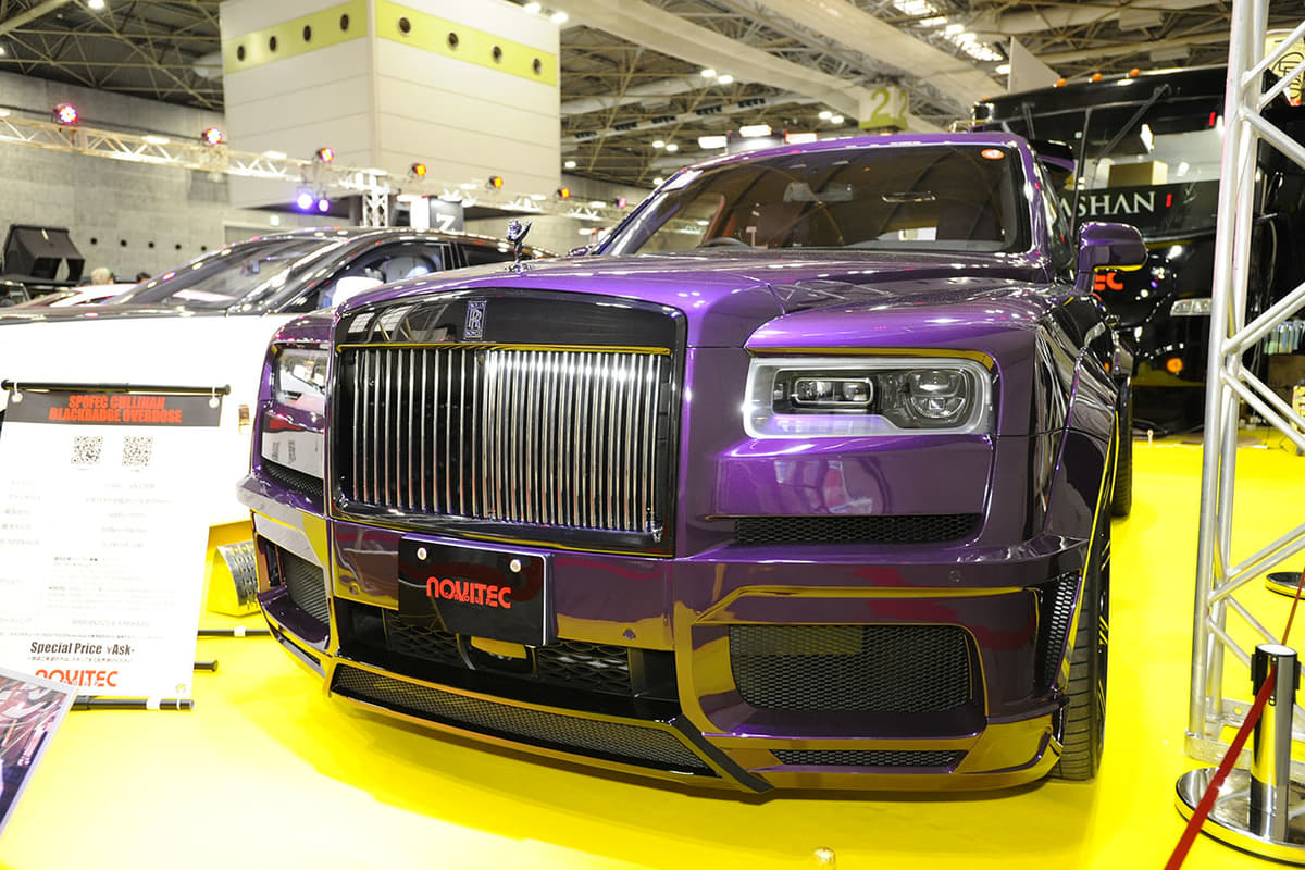 ロールスにランボ ファラーリが集結 その隣では大人気のジムニーカスタム祭り開催 ２号館展示車両イッキ見せ 大阪オートメッセ22 カスタム アウトドア 福祉車両 モータースポーツなどのカーライフ情報が満載 Auto Messe Web