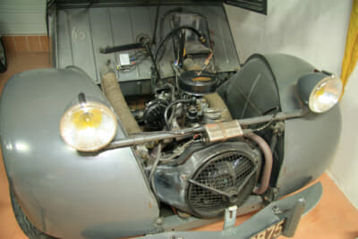 1954年式2CVのエンジン