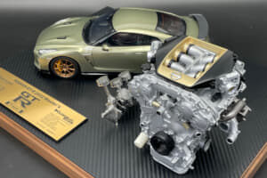 【画像】日産GT-Rの限定車を美麗なモデルカーと精巧なエンジンモデルで堪能できる！　日下エンジニアリングの新作が登場 〜 画像2