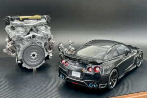 【画像】日産GT-Rの限定車を美麗なモデルカーと精巧なエンジンモデルで堪能できる！　日下エンジニアリングの新作が登場 〜 画像22
