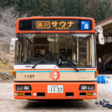 神姫バスの大型路線バスを再利用