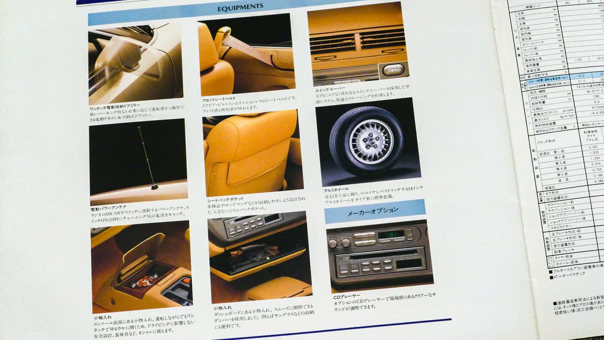 これでクルマのリヤシートってウソだろ 内装にこだわりすぎた マツダ ペルソナ という衝撃作 画像1 Auto Messe Web カスタム アウトドア 福祉車両 モータースポーツなどのカーライフ情報が満載