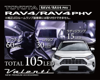 50系RAV4専用LEDルームランプセット