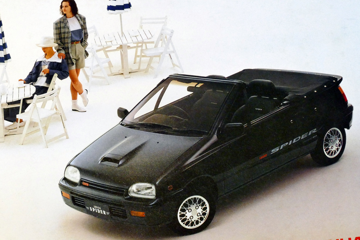 1991年に登場するも380台しか売れなかった「リーザスパイダー」