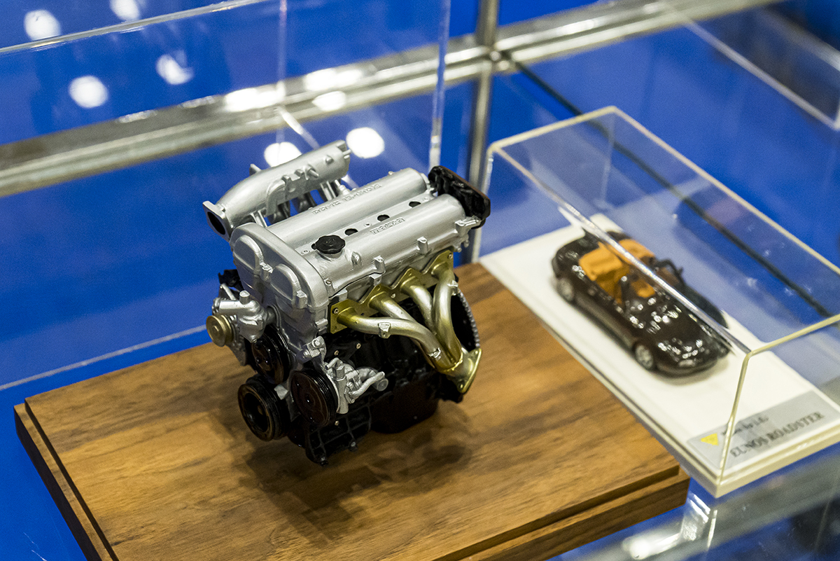 B6エンジンの試作模型