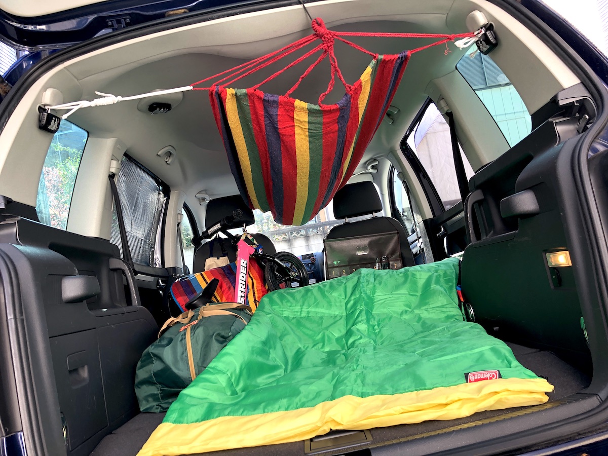 これだけやってたった1500円 100均アイテムで車中泊が超快適になる魔法のdiy術 画像10 Auto Messe Web カスタム アウトドア 福祉車両 モータースポーツなどのカーライフ情報が満載