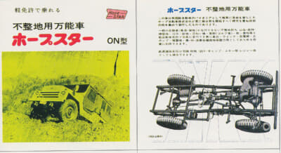 1967年に発売されたホープスターON360の販促チラシ