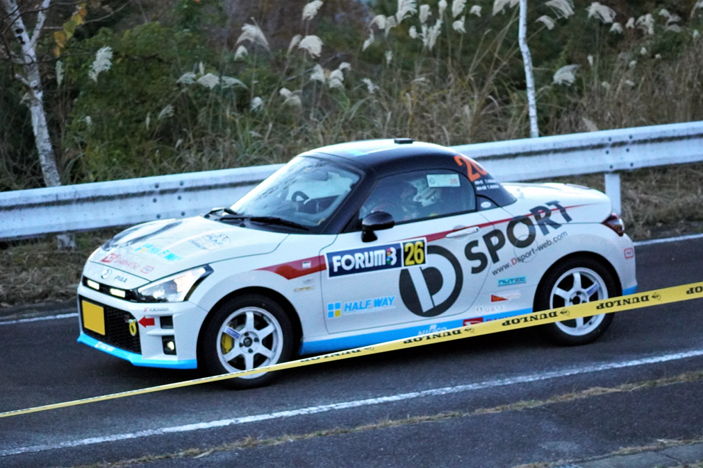 SPK運営のD-SPORTは今年全日本ラリーに参戦するコペンGRスポーツで全日本ラリーに挑戦中