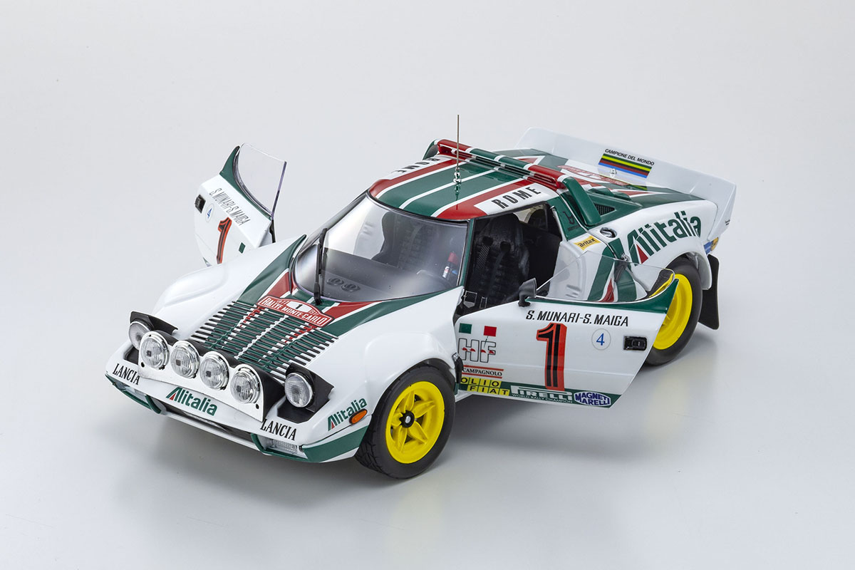 特別セール品】 Kyosho京商 1 18 Lancia Stratos HF ランチア 優勝車