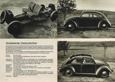 1938年の「KdFワーゲン」のカタログ