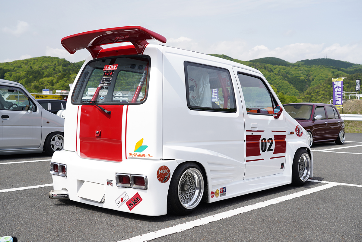 ハコスカ風街道レーサーに変身したワゴンｒに目が点 King Of K Car Meeting カスタム アウトドア 福祉車両 モータースポーツなどのカーライフ情報が満載 Auto Messe Web