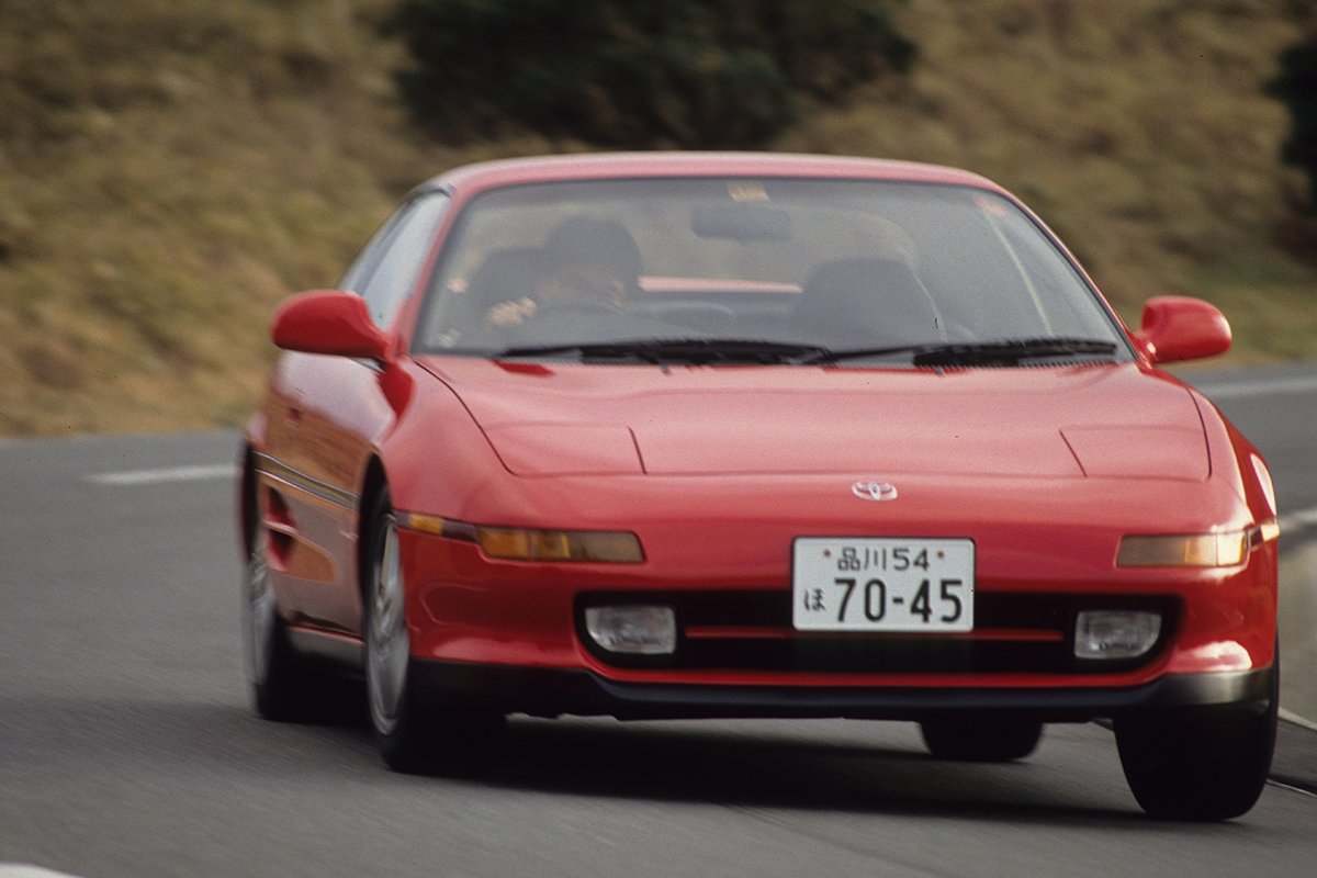非売品 90年代 ビンテージ トヨタ MR-2 MR2 SW20型 時計 旧車