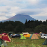 富士の麓のキャンプ場