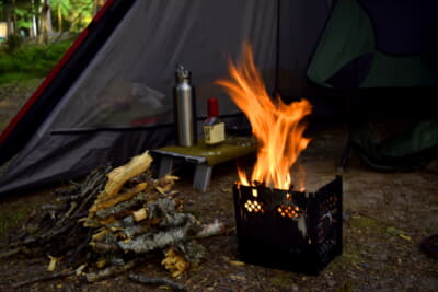 焚き火キャンプ