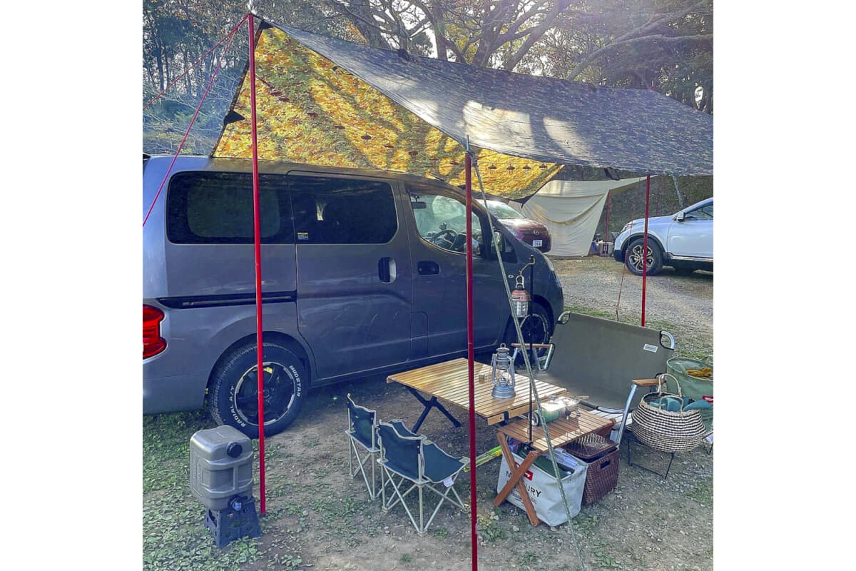「NV200バネット」で車中泊キャンプ 〜 画像1