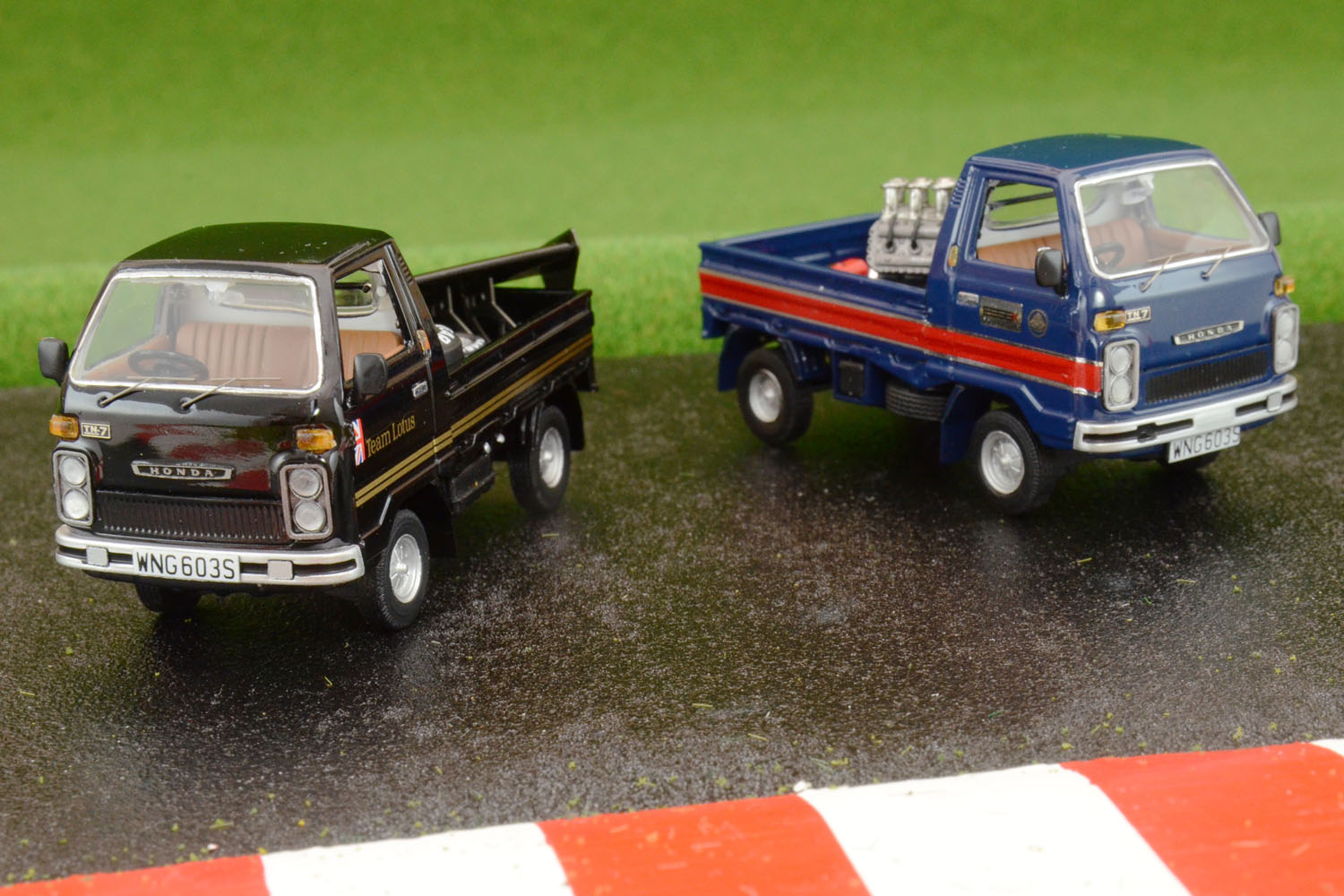 F1「チーム・ロータス」でサービスカーとして働いていたホンダの軽トラ