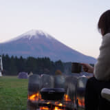 富士の麓のキャンプ