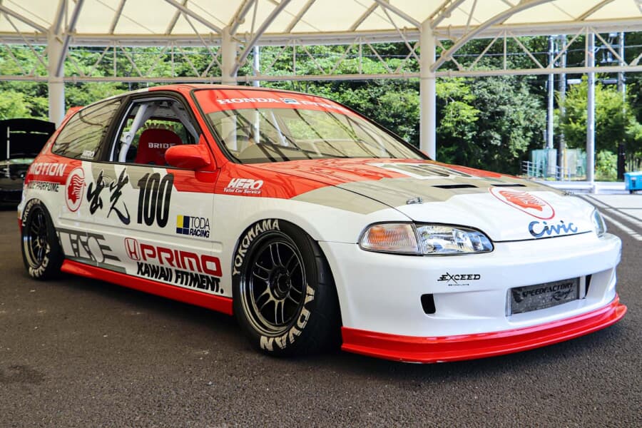 7万円で購入した「シビック」を伝説のレースカーに！ 最小最強グループAマシン「EG6出光モーションシビック」を再現したオーナーの情熱とは ～カスタム・アウトドア・福祉車両・モータースポーツ