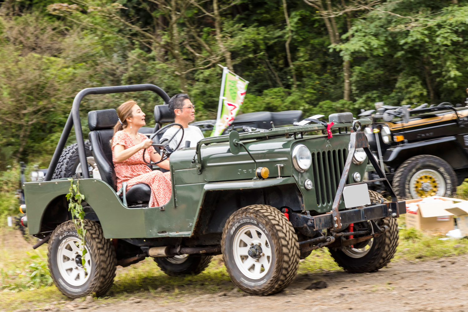 総数72台の歴代「ジープ」が集結！ 「ウィリス」から「ラングラー」までそろった「ジープジャンボリー」のアウトドアな1日とは ～カスタム