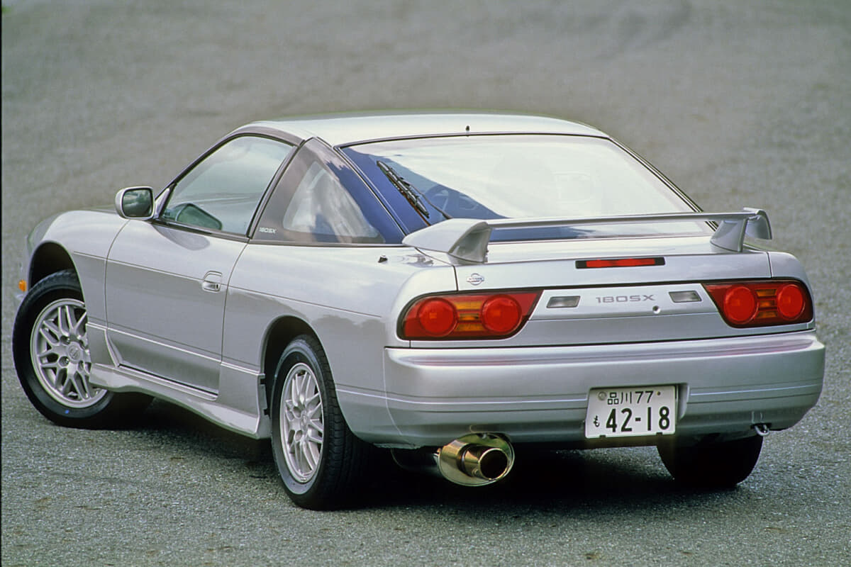 日産180SX（後期型）のリヤスタイリング