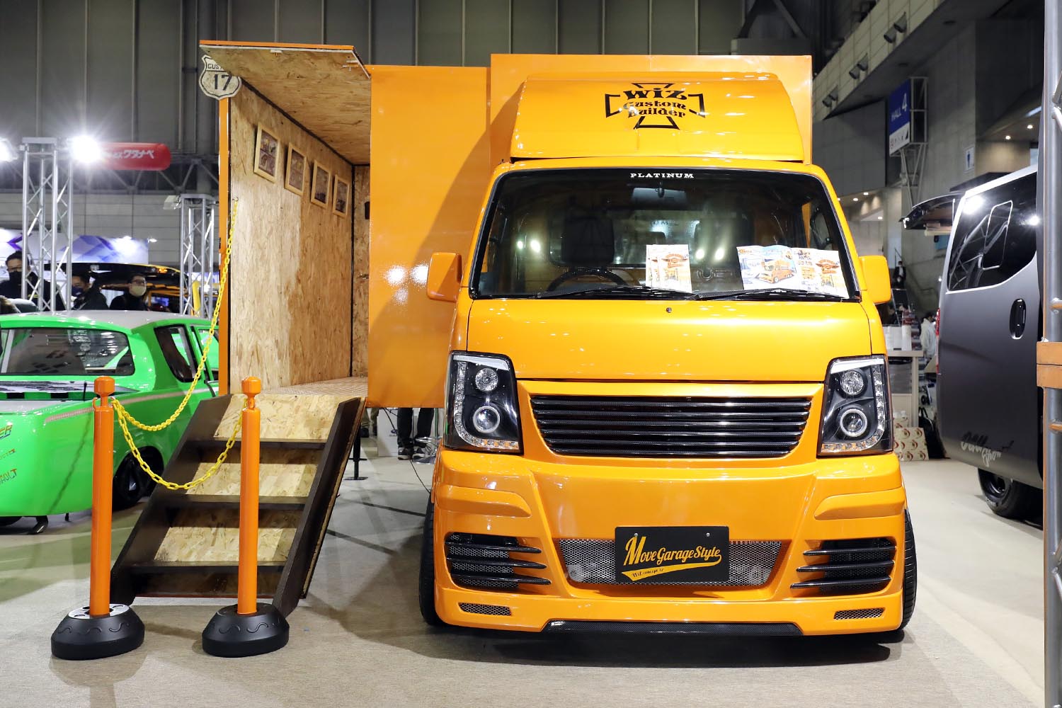 移動する趣味の部屋となった6輪軽トラック