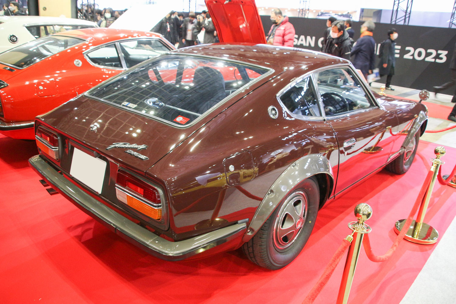 クルウチブースに展示されていた日産フェアレディ240ZG