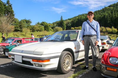 オーナーの松沼徳次さんは25歳のときに3代目プレリュードを購入。36年間乗ってきた