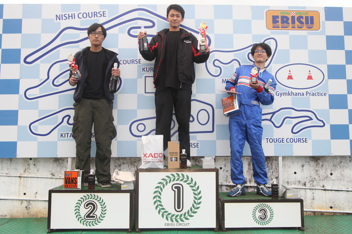 東北660選手権の3クラス表彰式