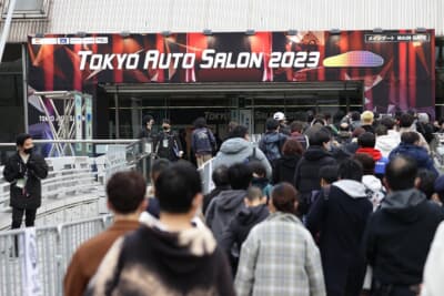 昨年、東京オートサロン2023が開催された際の様子
