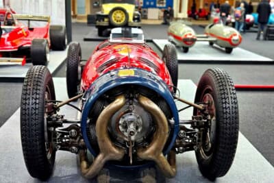 トリノの「国立自動車博物館」の特別展示が行われていたが、そこで出くわしたのが伝説の「モナコ・トロッシ」
