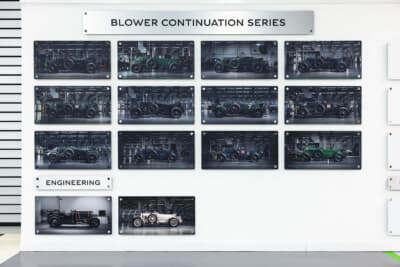 戦前のモデルを再生産する特別な「コンティニュエーションシリーズ」を展開している。第1弾の4.5L「ブロワー」モデルは12台