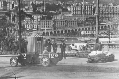 1929年の第1回モナコグランプリで優勝したブガッティT35B
