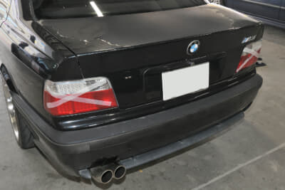 BMW E36M3Bのリアビュー