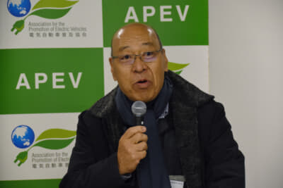 APEV代表理事の田嶋伸博氏