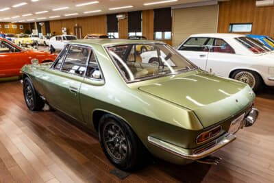 1965年式シルビアは、新車と見紛うばかりにピカピカにレストアされている