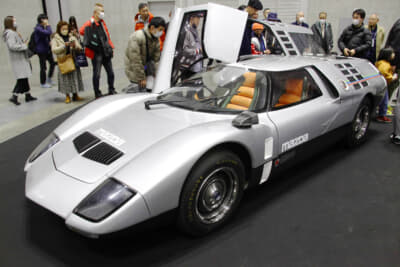 2024年2月のノスタルジック2デイズにマツダが出展した1970年の実験車両「RX500」
