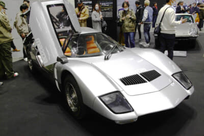 2024年2月のノスタルジック2デイズにマツダが出展した1970年の実験車両「RX500」