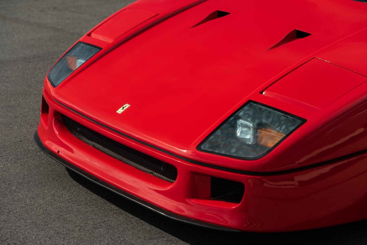 336万ドル（邦貨換算約5億400万円）で落札されたフェラーリ「F40」（C）Courtesy of RM Sotheby's