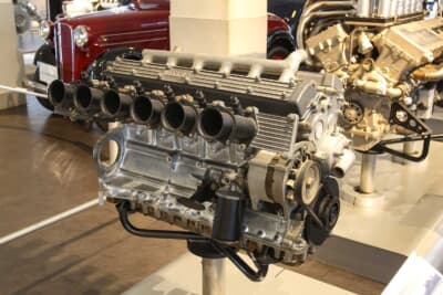 R380プロトカーのGR8型エンジン。日本グランプリが開催されなかった1965年に国際速度記録に挑戦し、見事に目標を達成した