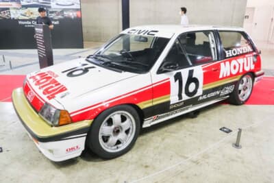 今回展示されていたクルマは1987年シーズンのJTCに参戦した競技車両そのもの