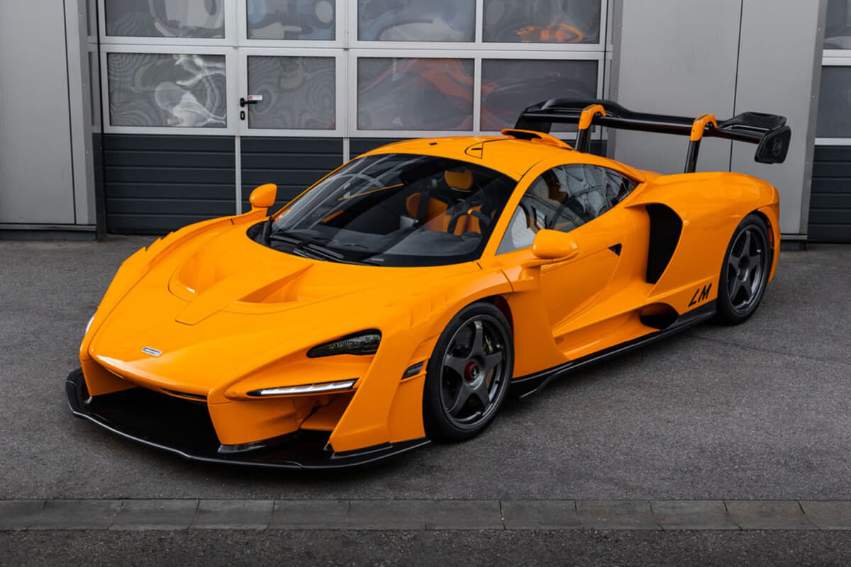 【画像ギャラリー】実走行43キロ!! 2億円オーバーのマクラーレン「セナLM」の内外装はどうしてパパイヤ・オレンジ？ AUTO MESSE