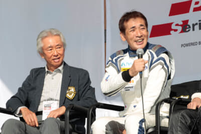 鈴木利男選手と、高橋晴邦選手もコメンテーターとしてトークショーに登壇