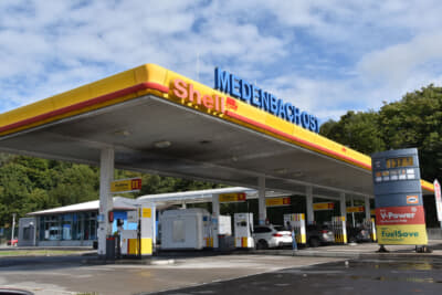 ドイツのガソリンスタンドもセルフサービス