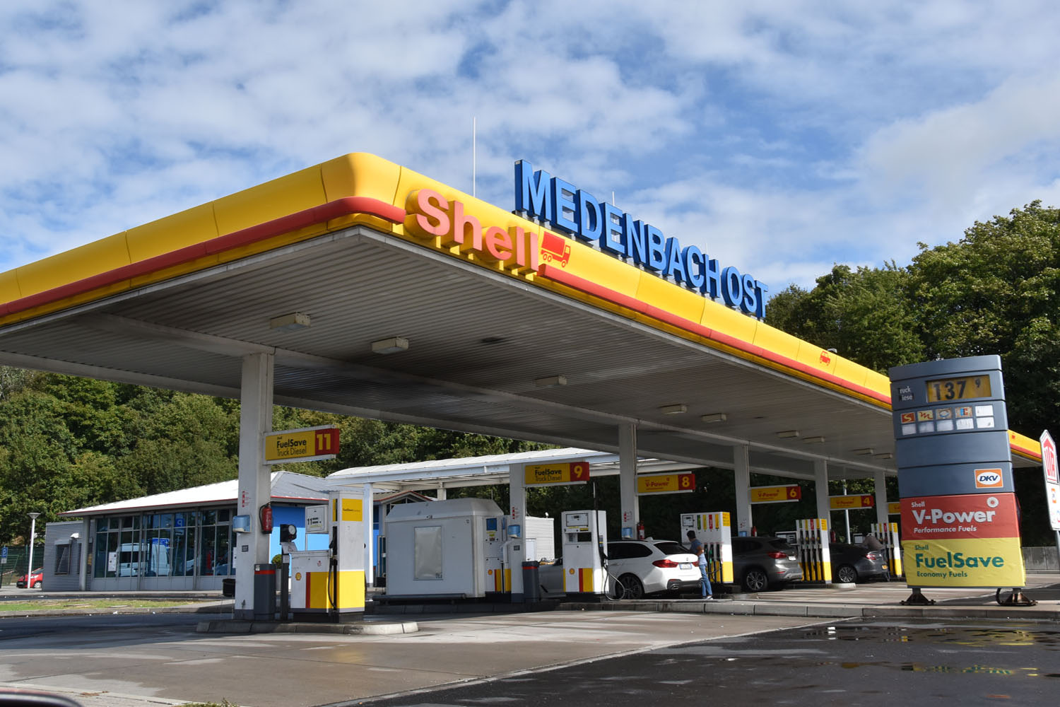 ドイツのガソリンスタンド