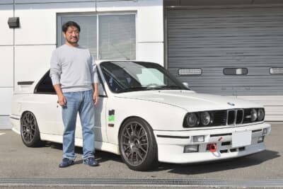 1987年式BMW E30 M3と、オーナーの村田和紀さん
