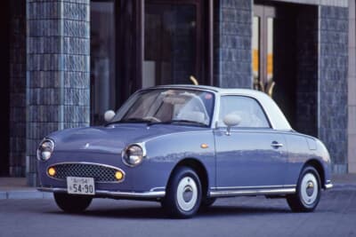 当初は8000台の限定生産の予定だったが、あまりにも人気で限定2万台で発売された日産 フィガロ